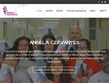 Tablet Screenshot of angelacervantes.com
